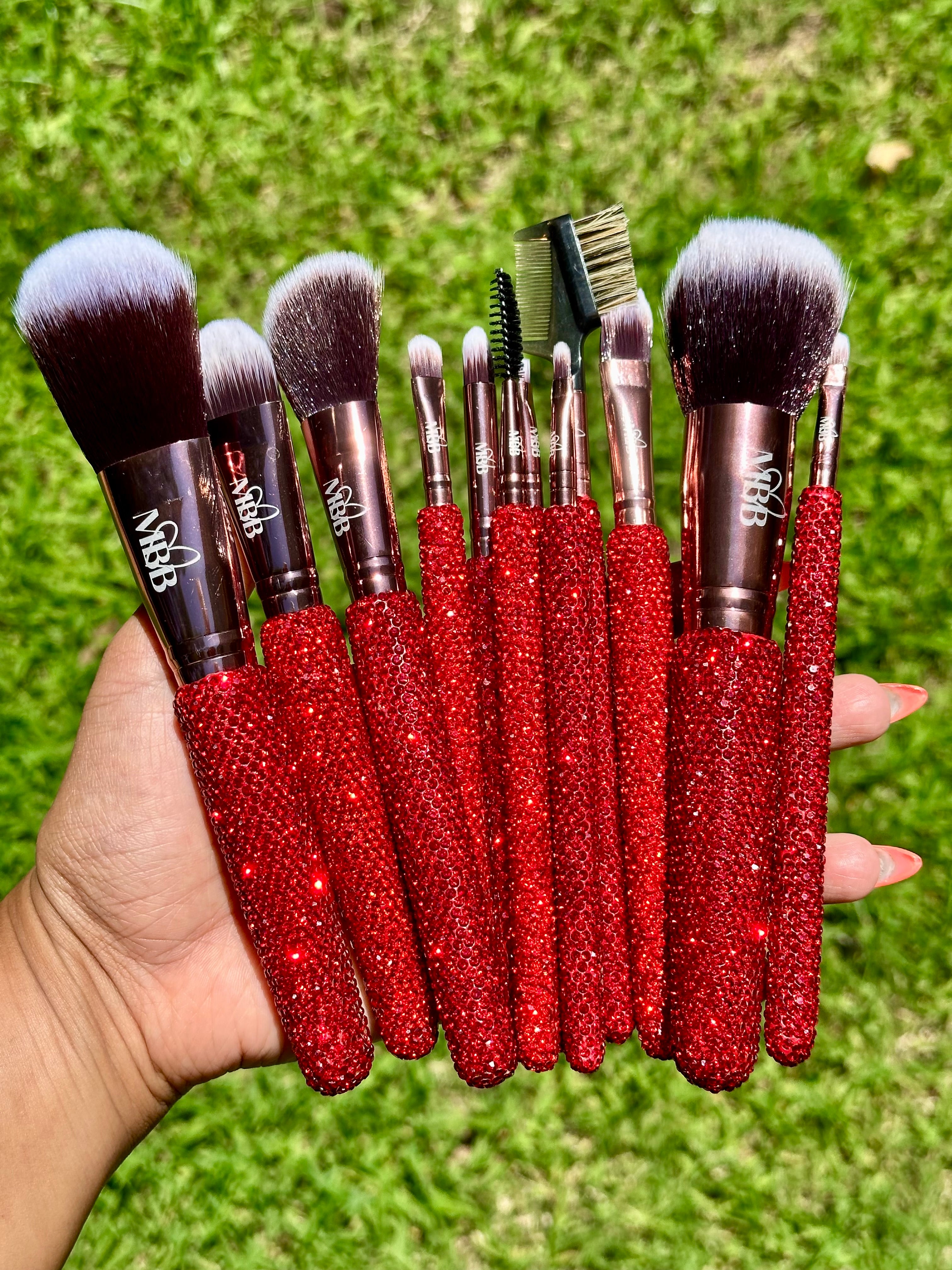 Bling makeup selling brushes