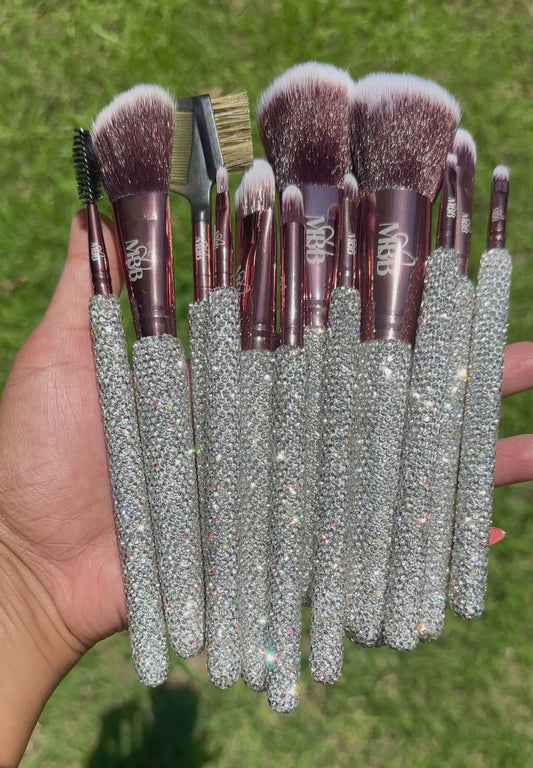 MBB Bling Makeup Brushes 12pc